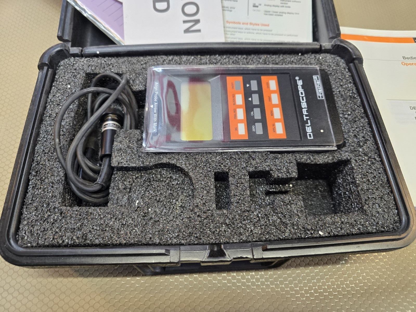 Fischer DeltaScope MP30, probe EGAB1.3 w/ case - *Light Use & Clean!*