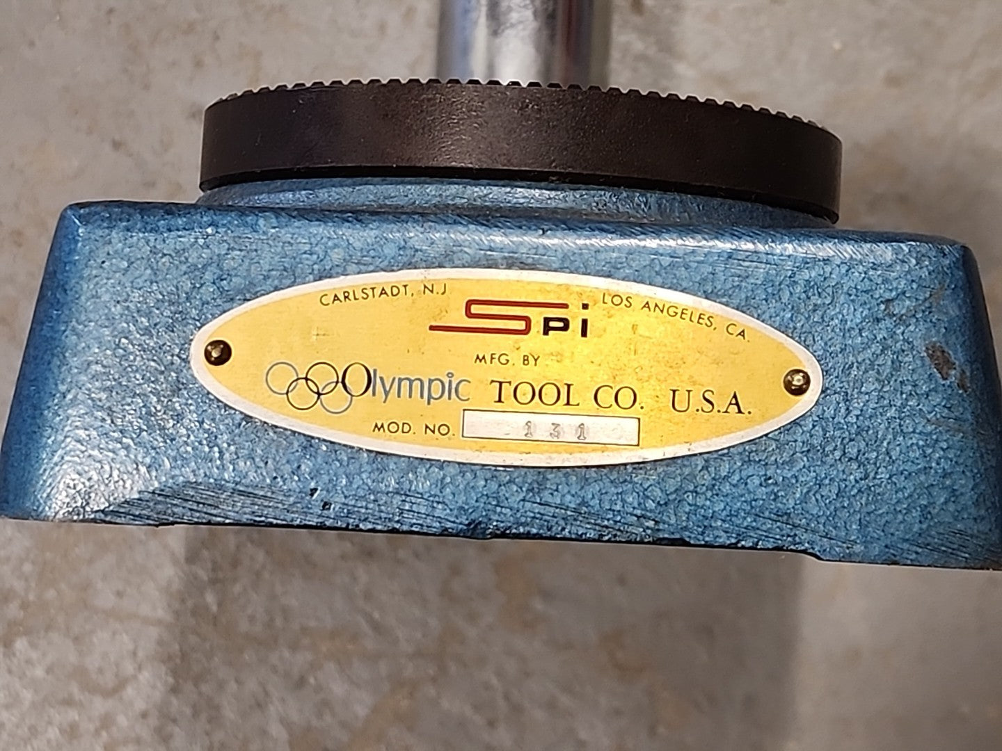 SPI Indicator Stand Base Rectangle  Model 131 ( Made in Germany) 