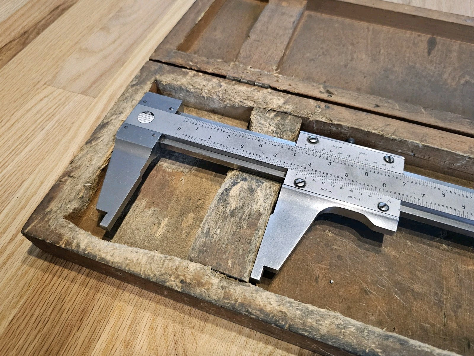 Starrett No 123 48” Master Venier Calipers Hardened And Stabalized Master Bar