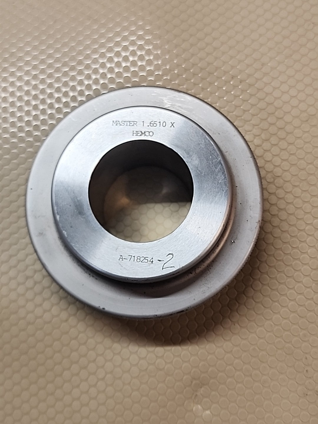 HEMCO Master Bore Ring Gauge1.6510 X PLAIN BORE RING GAGE 