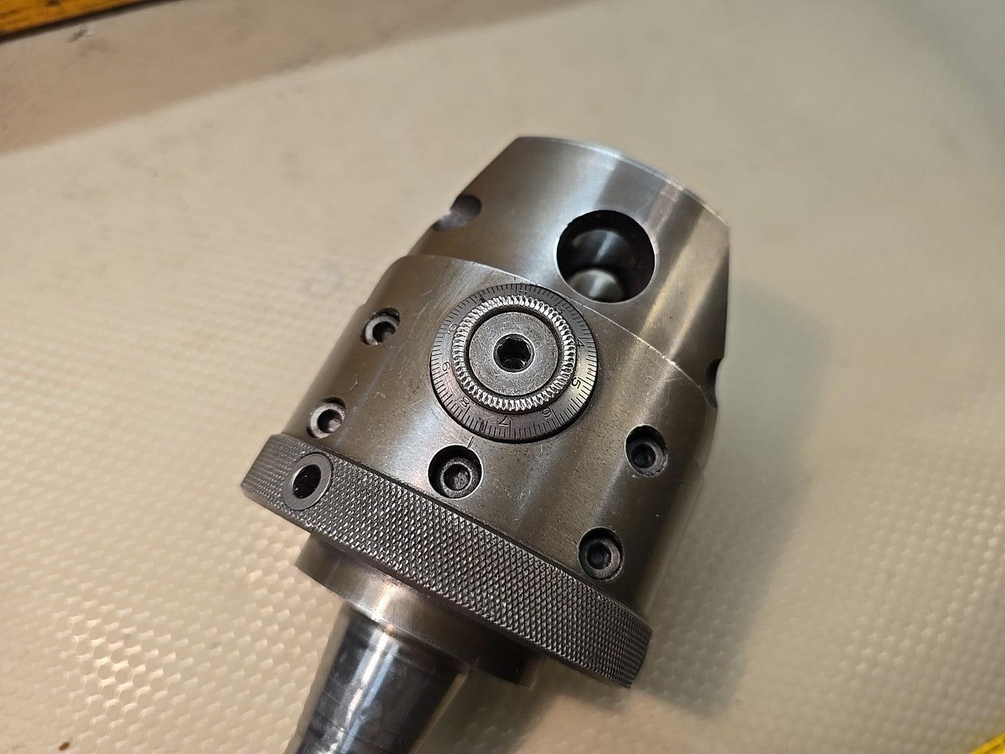 Enco Gamet R8 Boring & Facing Head 3/4" Bar + Wood Case + Tooling Diameter Body