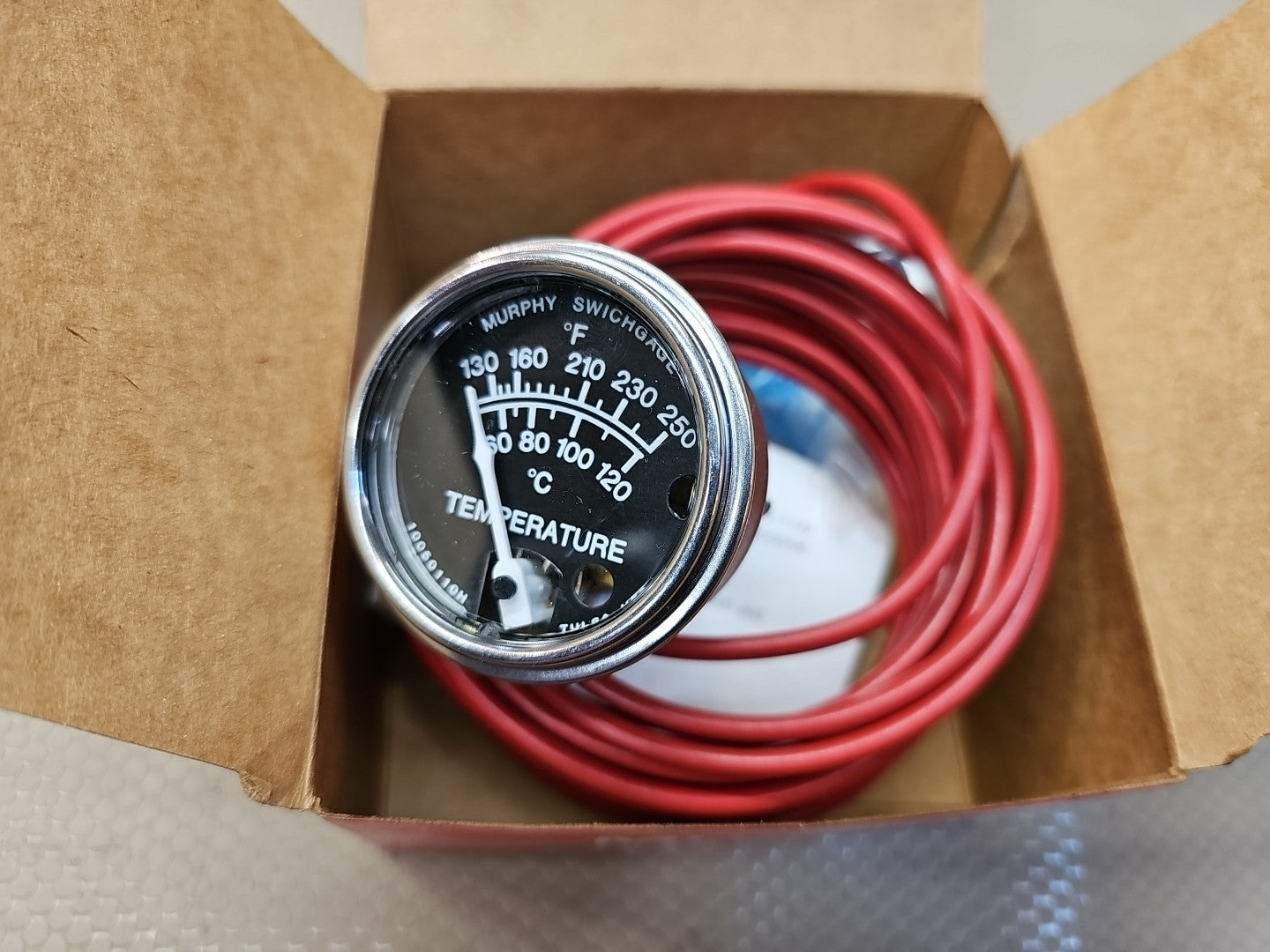 Murphy 20BTG-250-20-1/2 B-Series Temperature Murphygage, Part No. 10702571 NEW