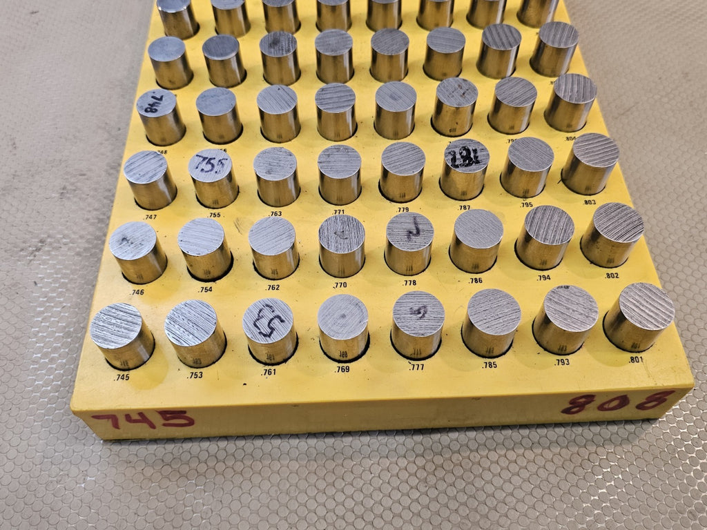 Pin Gauge Perfekt Punch 0.745 to 0.808 LARGE Machinist 