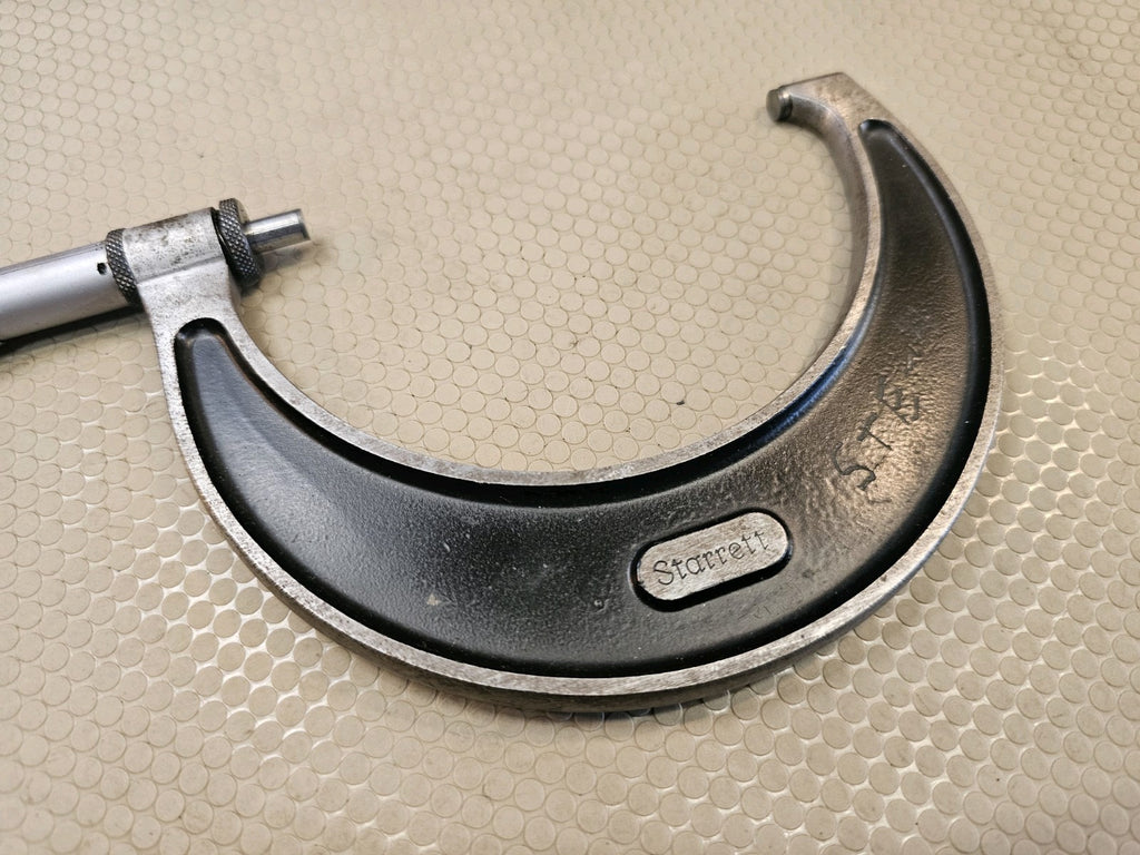 Starrett No. 226 Outside Micrometer 3”- 4” 