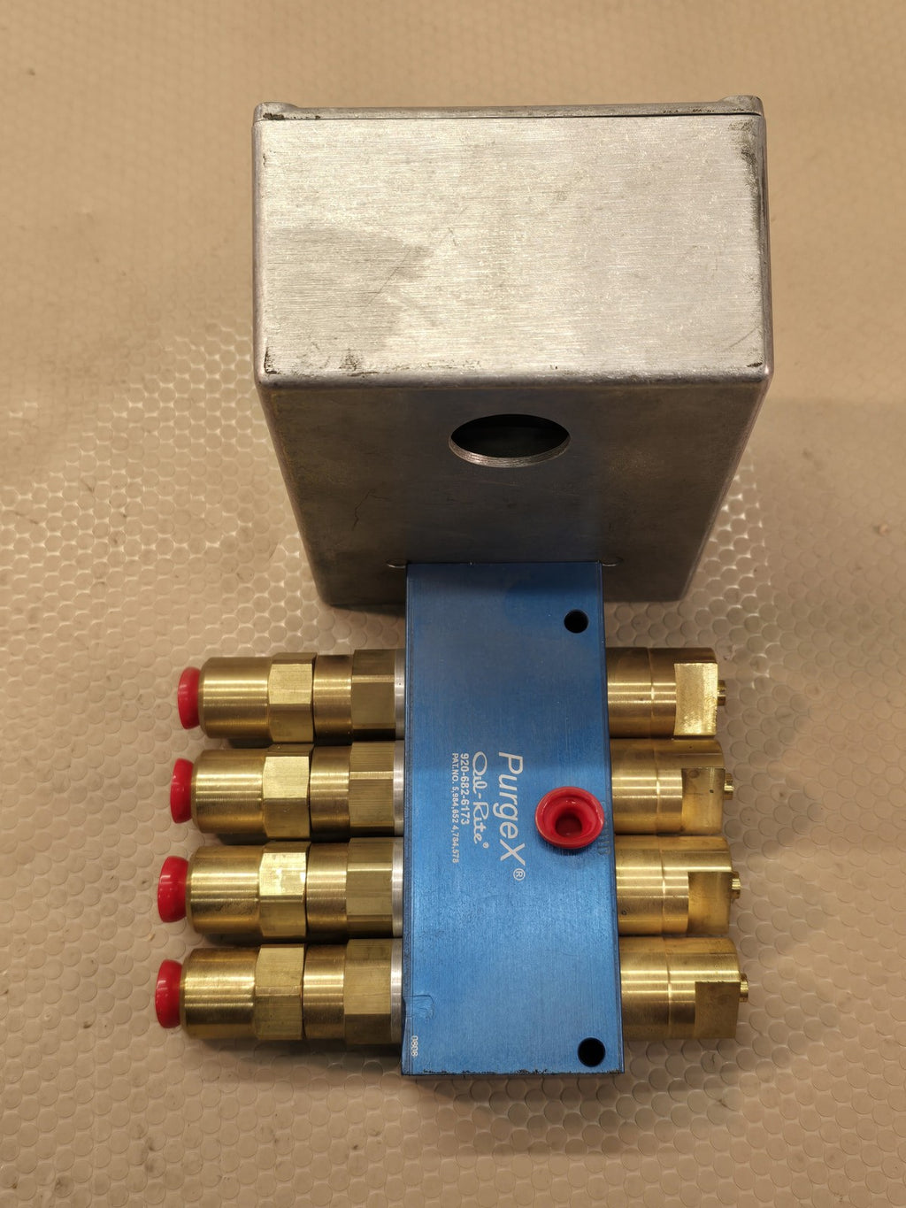 Oil-Rite PurgeX 920-682-6173 4-Port Oil Grease Lubrication Dispenser Metering Va