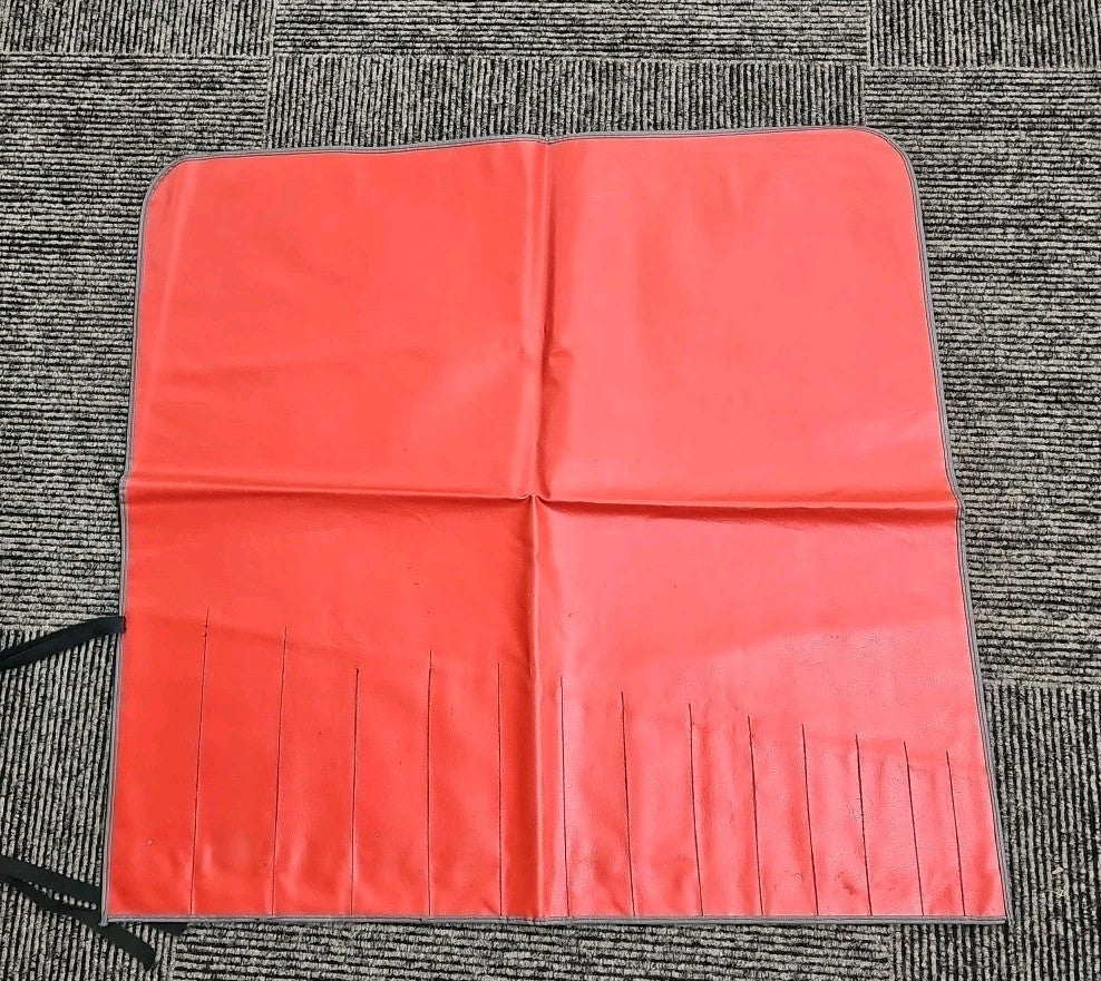 SNAP ON C-141 B RED KIT BAG POUCH ROLL 14 POCKETS *VINTAGE & MINT*
