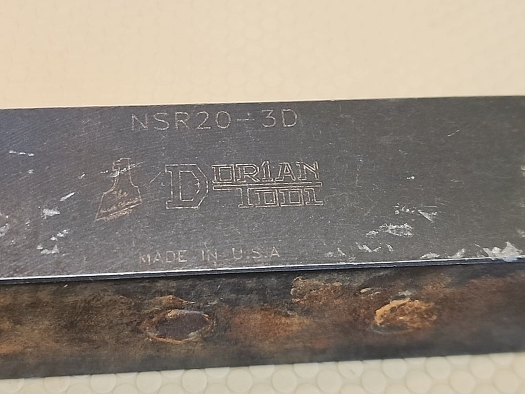 Dorian 1.250" x 1.250" Indexable Grooving Tool Holder NSR 20-3D (LOC2694A)