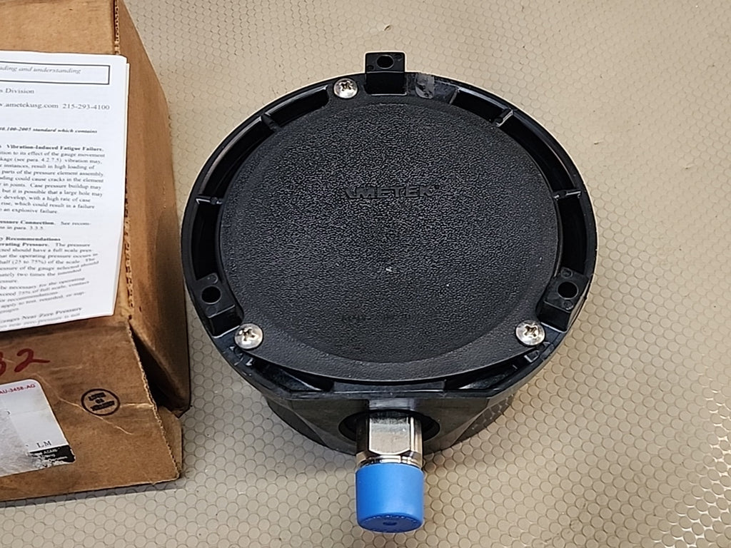US Gauge Ametek Arc-Loc 0-6000 psi pressure gauge with 6 inch gauge face