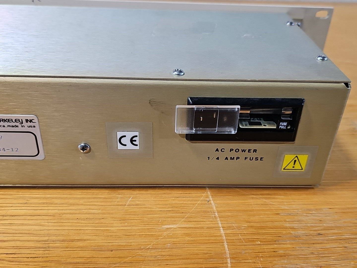 Telonic Berkeley Model 107 Smokemeter Diesel Exhaust Control Panel