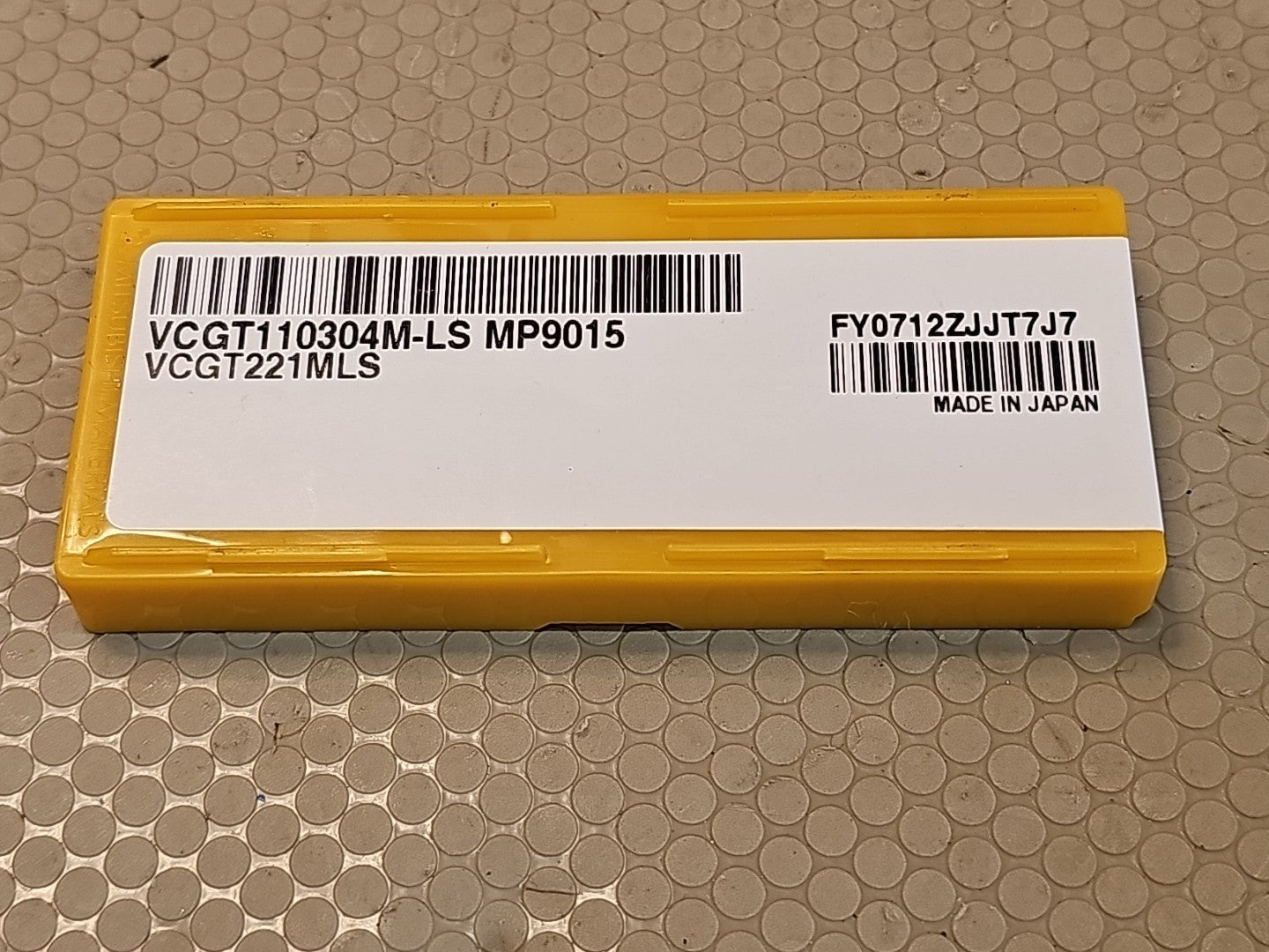 MITSUBISHI CARBIDE INSERTS QUANTITY 10 VCGT110304M-LS MP9015 VCGT221MLS