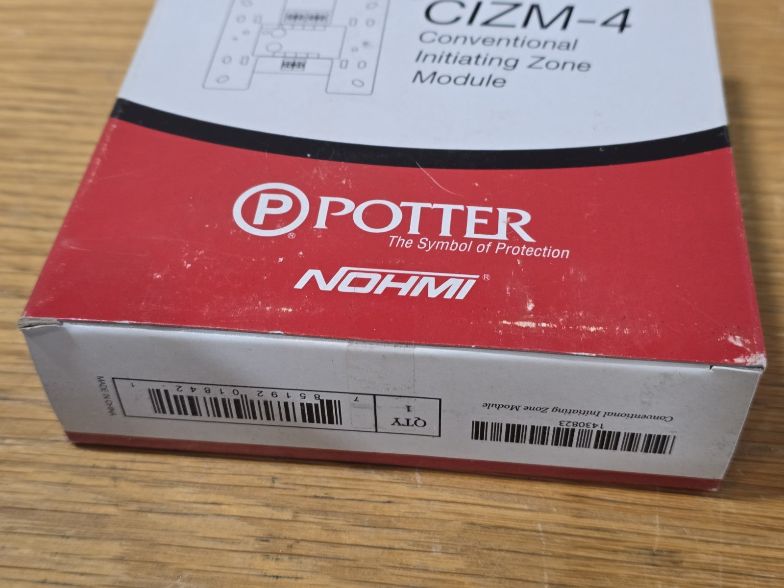 POTTER NOHMI CIZM-4 INITIATING ZONE MODULE