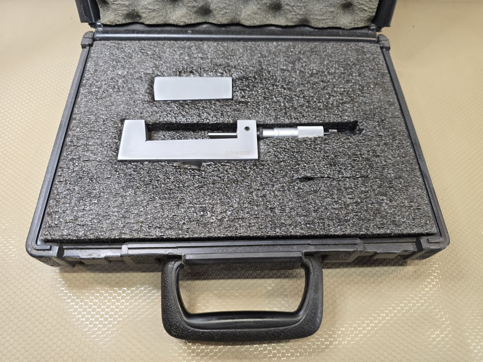 Gagemaker CL-1003 Camlock Micrometer Gage 2” - 3" For API Weld Flange Thickness