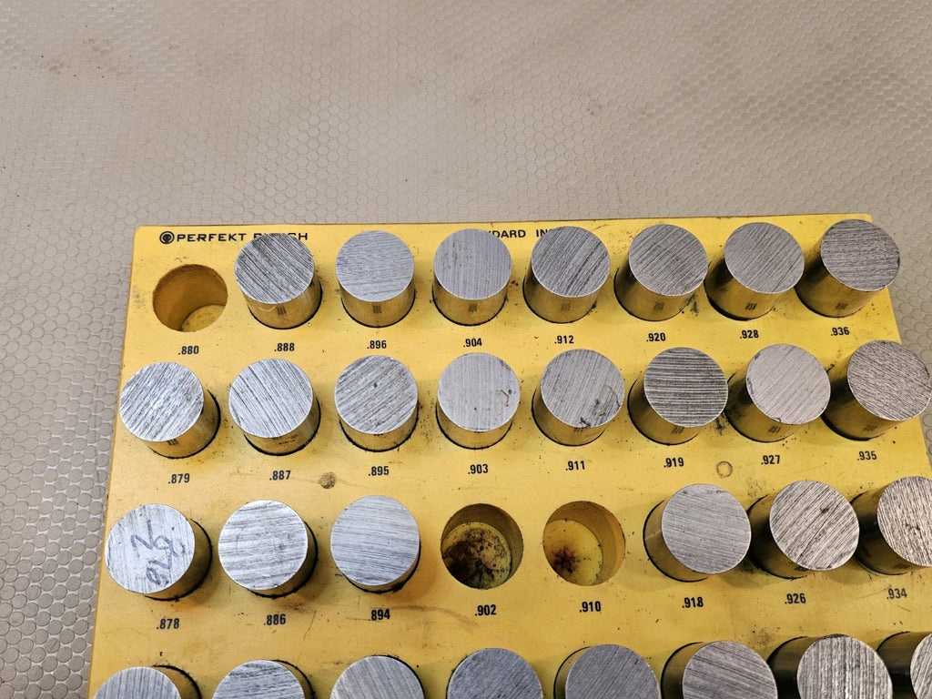 Pin Gauge Perfekt Punch 0.880 to 0.929 LARGE Machinist 