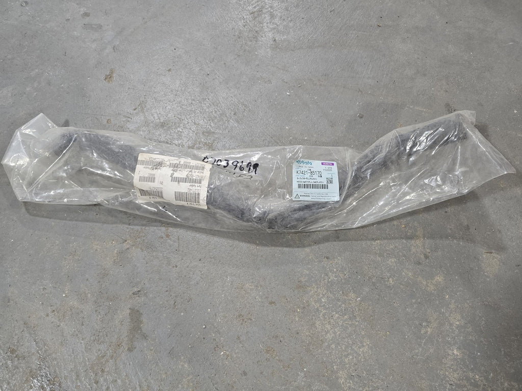 Kubota OEM K7421-85170 Lower Radiator Water Hose NOS OEM RTV-X