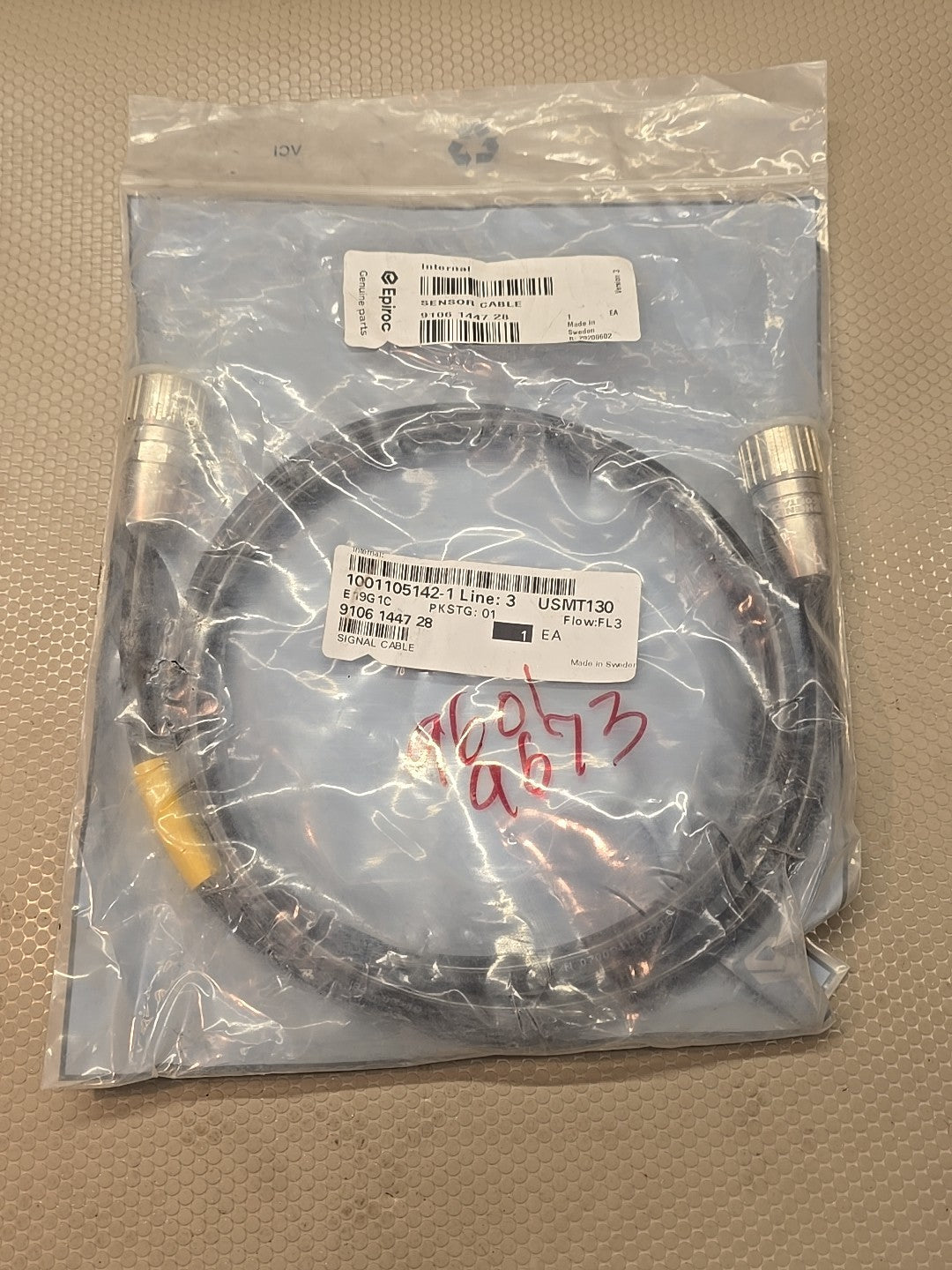 Epiroc 9106 1447 28 OEM Sensor Cable Atlas Copco Genuine Signal Harness NEW