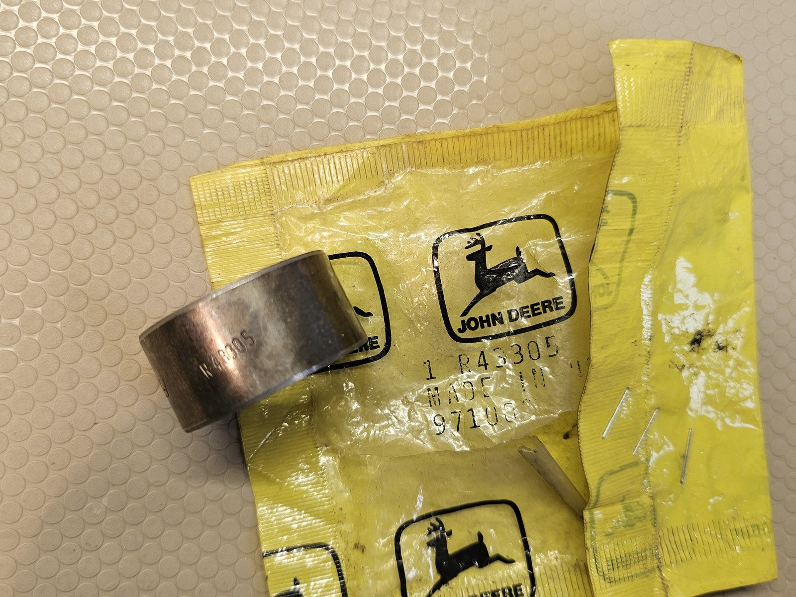 John Deere R43305 Cylindrical Split Bushing Genuine OEM New Old Stock