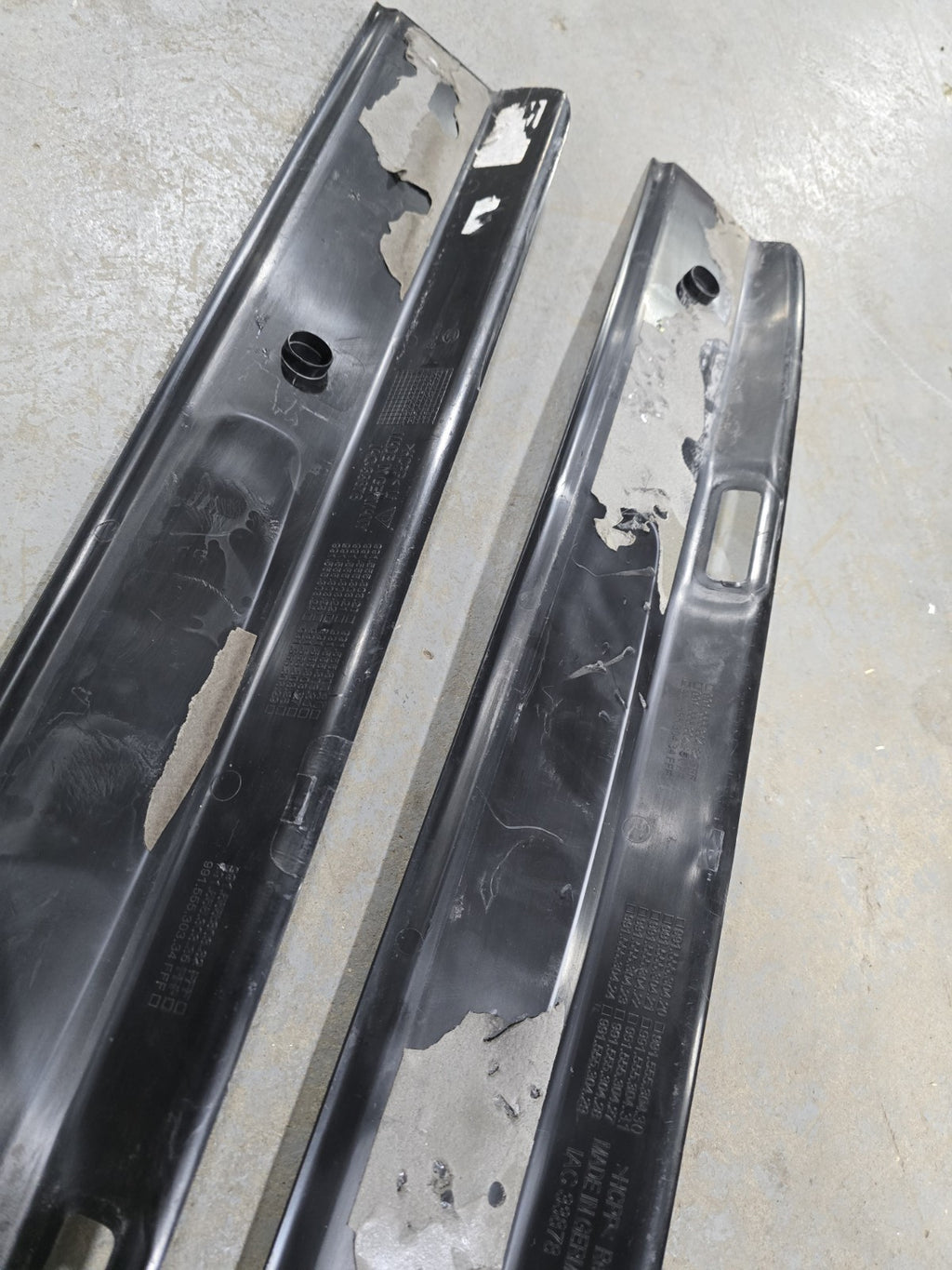 Porsche 911 997 Turbo Left & Right Door Sill Scuff Plate Trim 1619 OEM