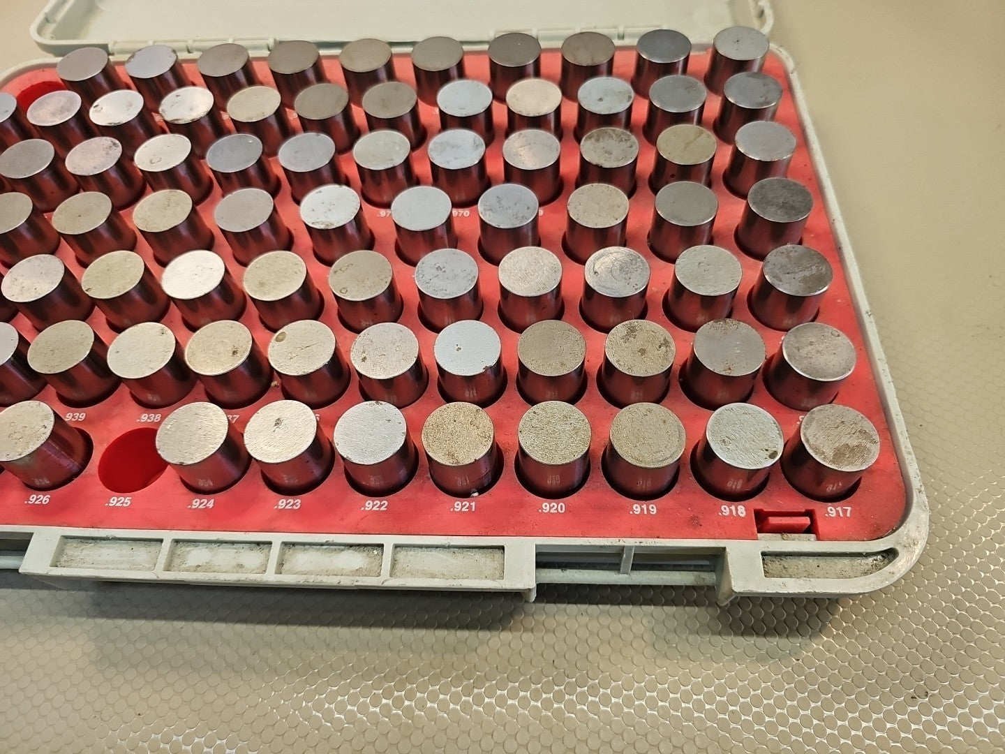 Vermont Gage 901101000 Pin Gage Set,Plus,0.917-1.000 LIGHT USE & CLEAN $800 MSRP