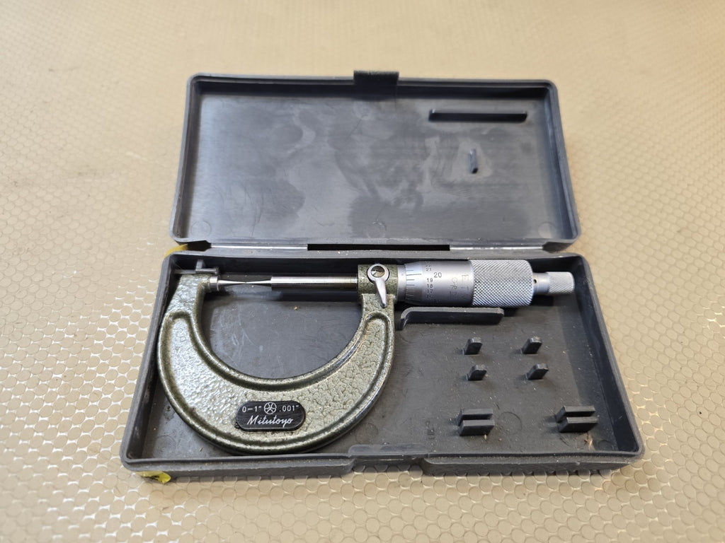 Mitutoyo 0-1" No. 112-177 15° Point Micrometer .001"