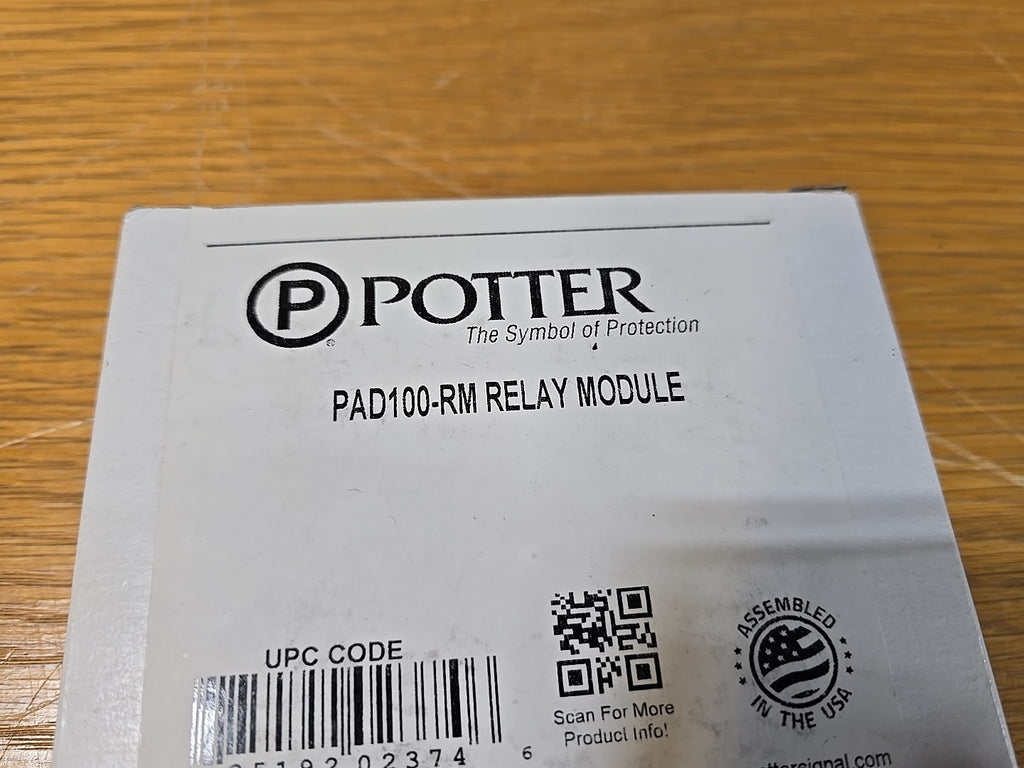 NEW Potter Electric Signal PAD 100-RM Fire Alarms 3992705