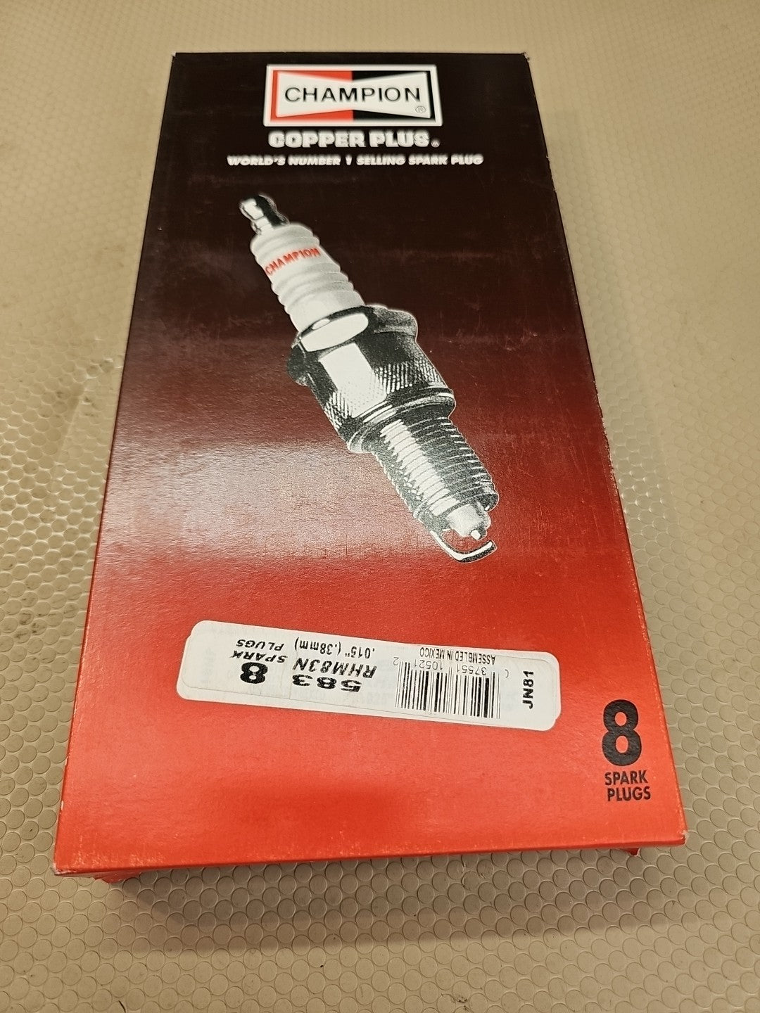 8x! Champion 583 RHM83N Industrial Spark Plug PACK of 8 *CAN SPLIT*