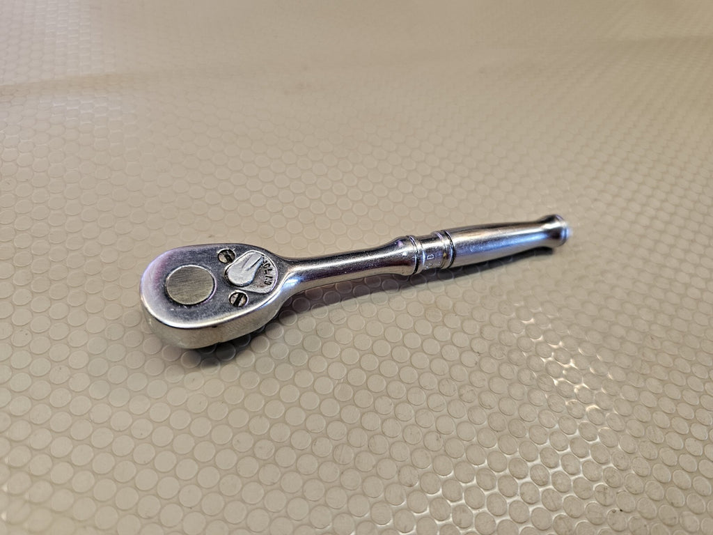 Snap-on Tools 1/4" Ratchet Wrench TM70B Length 4.25" Chrome Snap On USA
