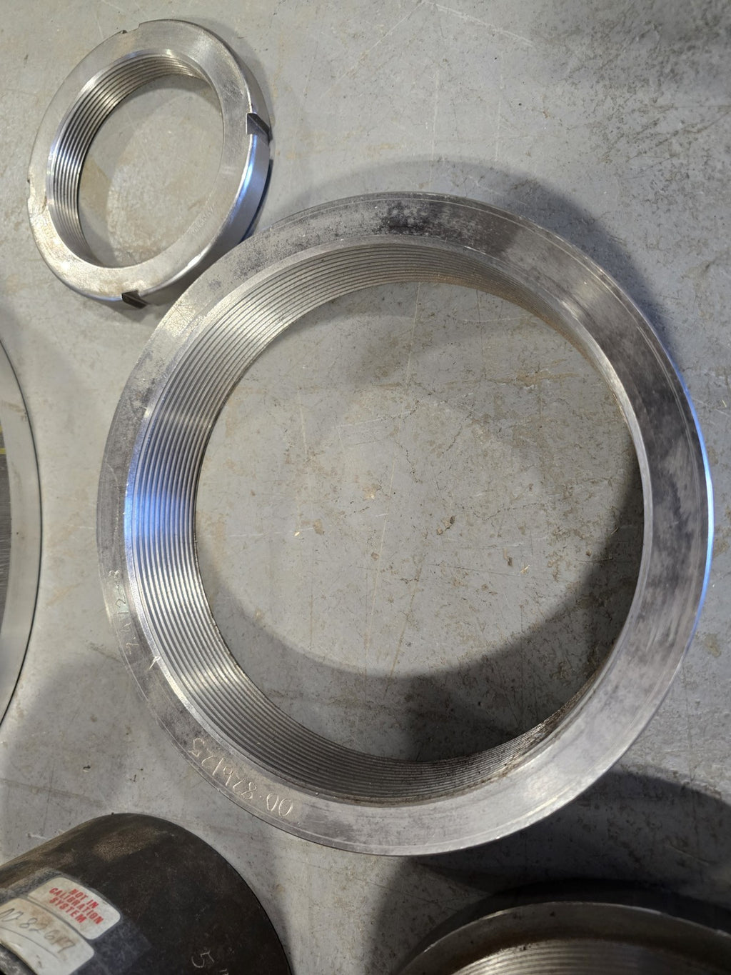 LARGE 5 - 10 Inch Thread Plug Gages Shoulder Connection Thread Gage