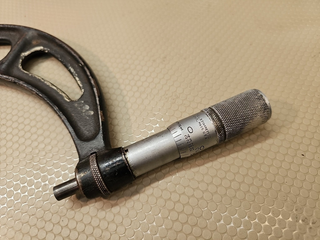 STARRET NO 436 7-8" OUTSIDE MICROMETER 