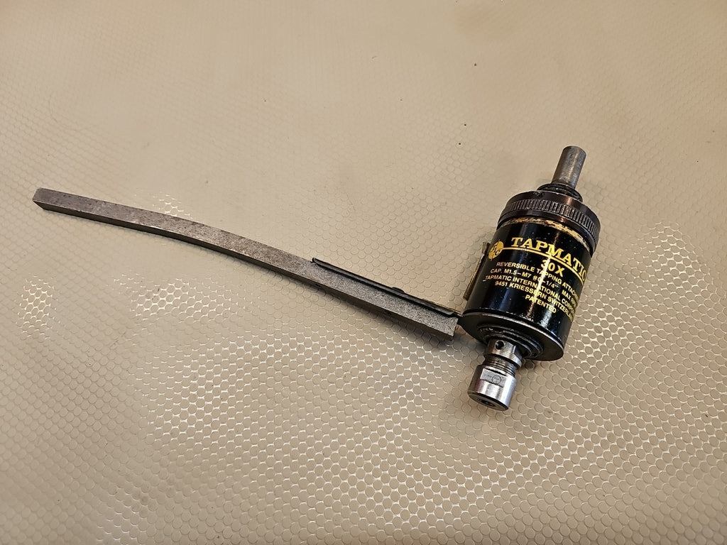 Tapmatic 30X Reversible Tapping Attachment, Morse Taper 2 Up To 1/4” Tap