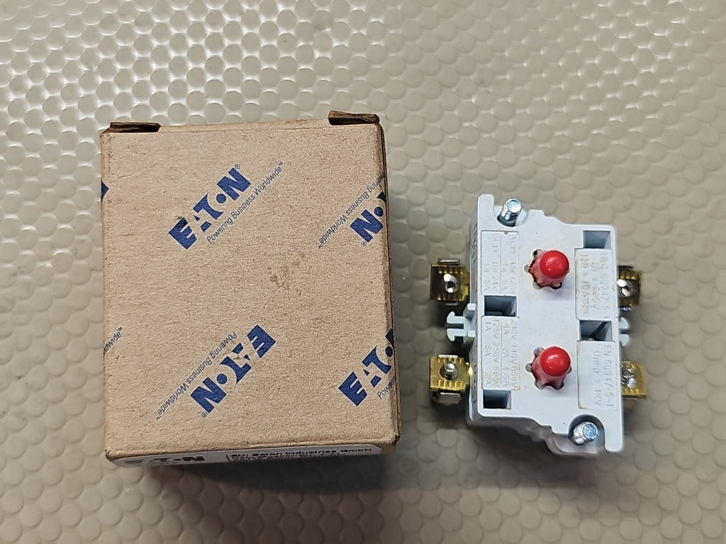 EATON CUTLER HAMMER 10250T3E 2 NC Logic Contact Block For Pushbutton