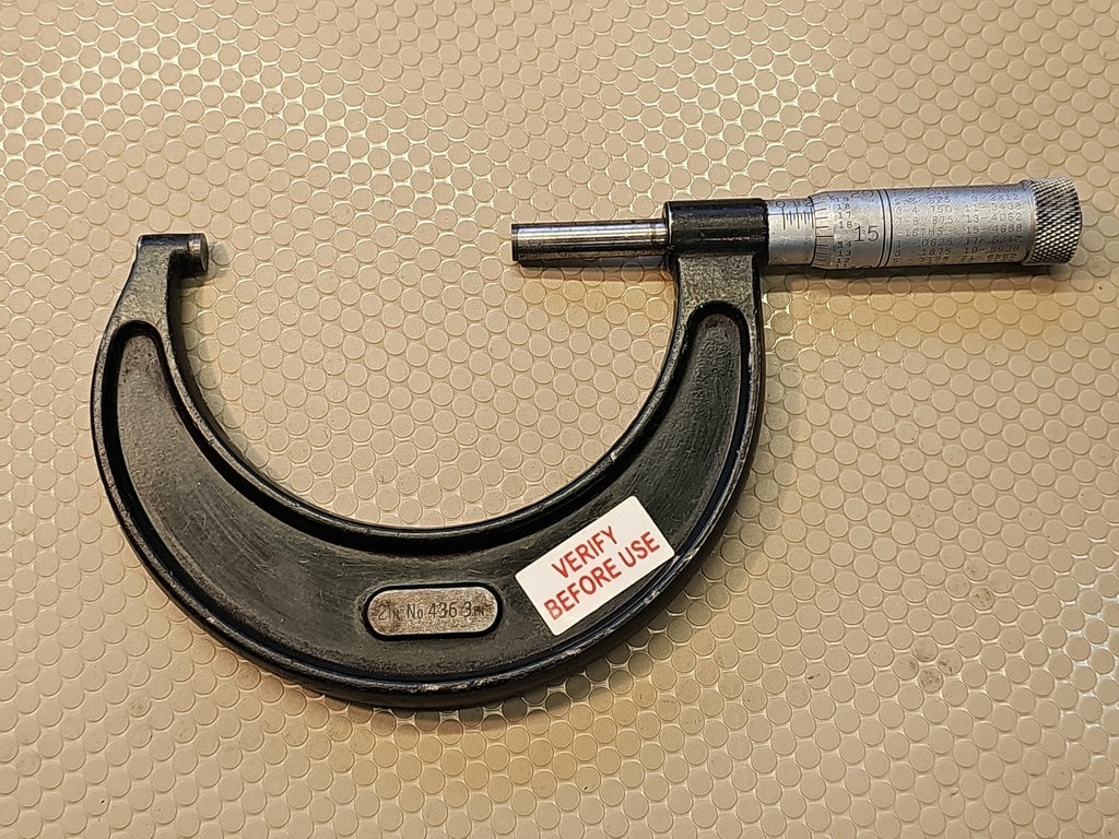 GENUINE Starrett No 436 IN, 2-3 Inch Micrometer Made in USA 