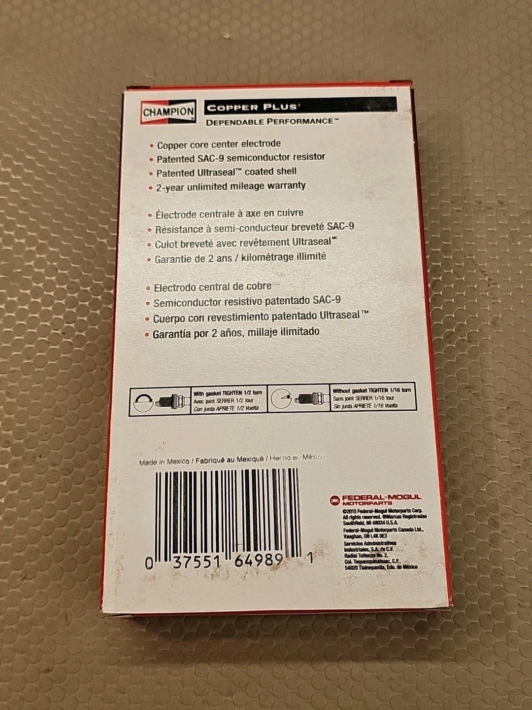 6x Champion 502 Spark Plug D21 6 Pack
