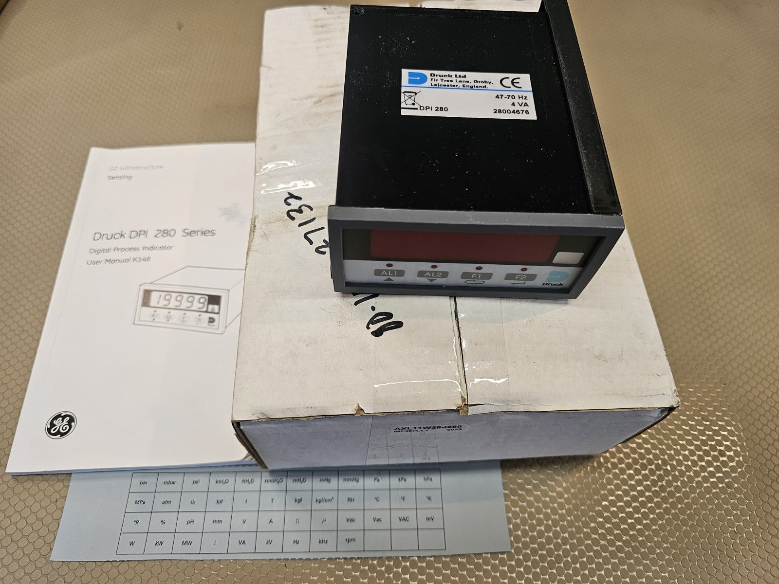 DPI-280 Panel Meter by DRUCK