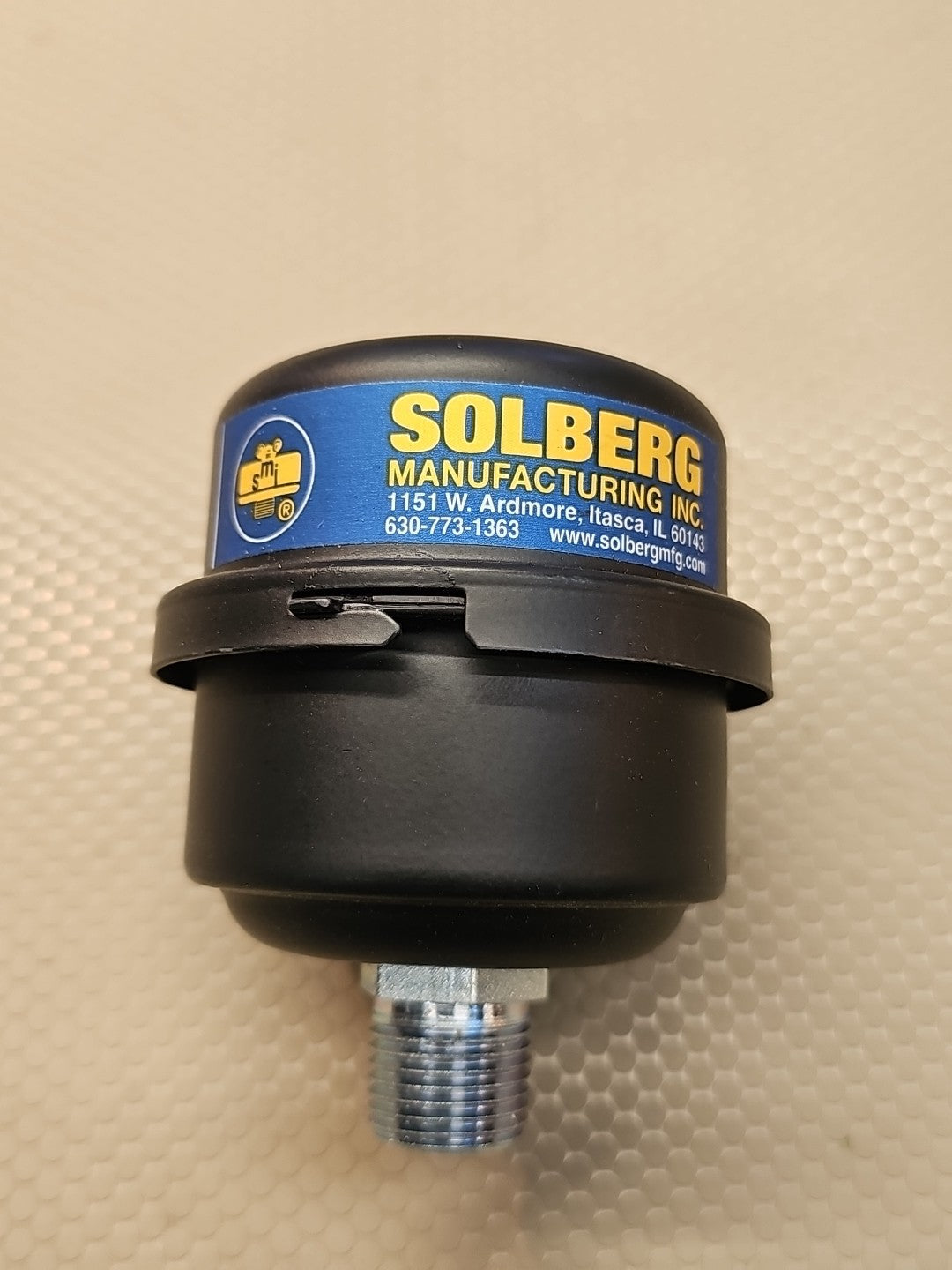 SOLBERG FS-06-050 Filter Silencer, 1/2" MNPT Inlet, 12 cfm 5Z665