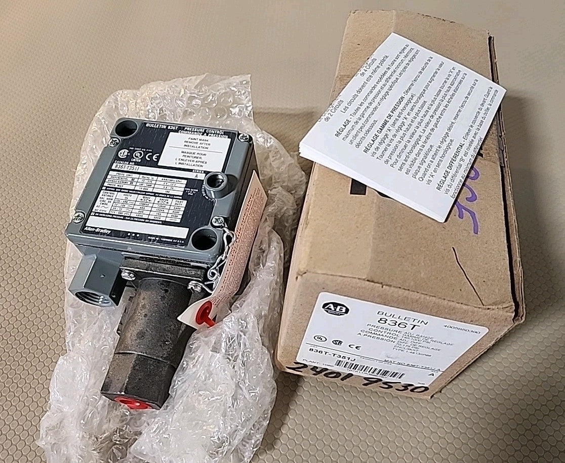 Allen Bradley Pressure Switch 836T-T251J NEW