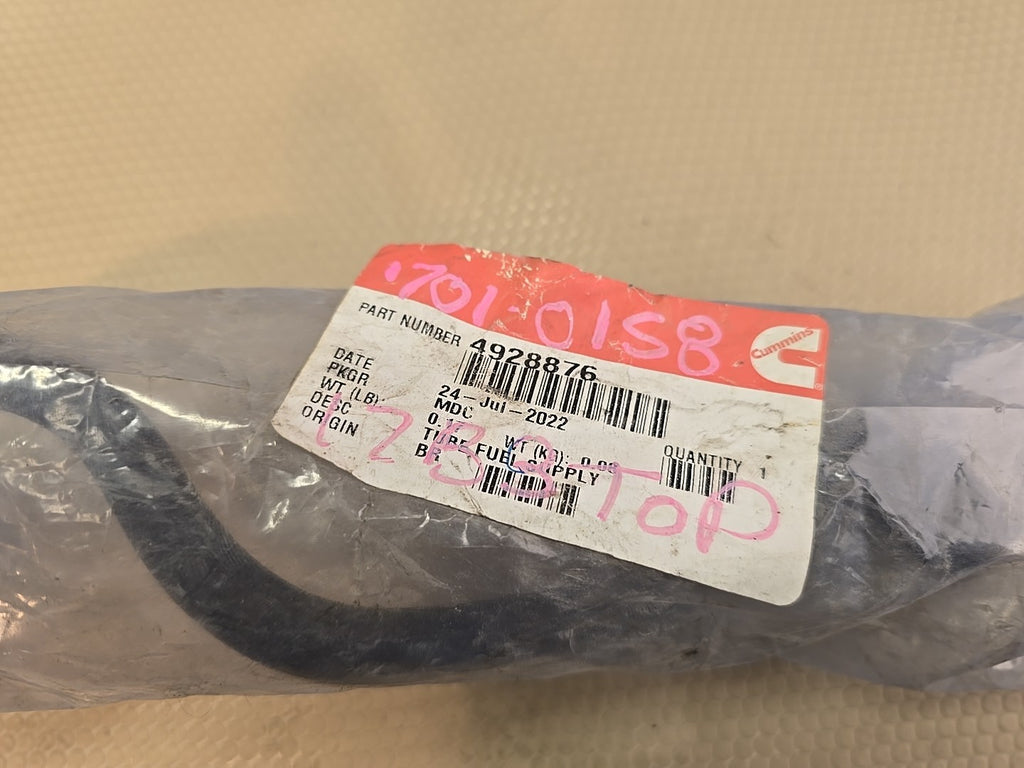 Genuine OEM Cummins 4928876 Fuel Supply Tube, ISB QSB 6.7L