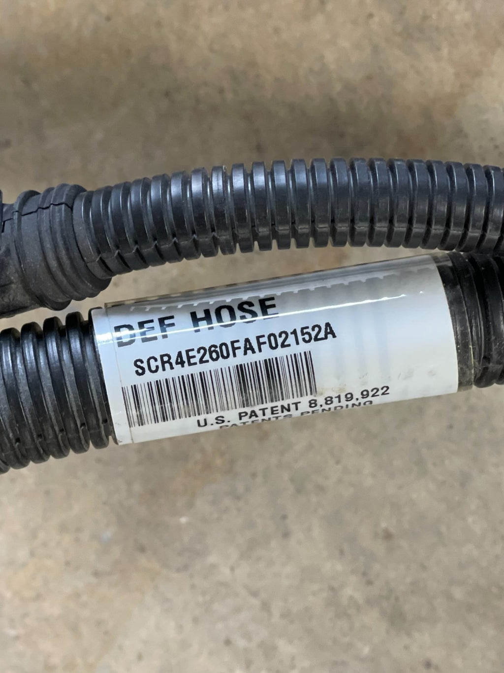 Parker Electronically Heated SCR DEF Hose 103" SCR4E260FAF02152A 
