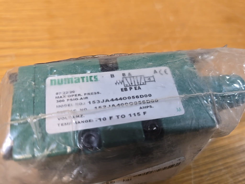 NEW 90AR1077 Gardner Denver VALVE-CONTROL(AIR CONTROL VLV)3/8 ALUM Numatics 153J
