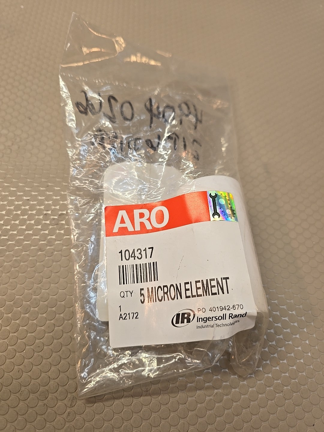 ARO 104317: 4PJD9;  Ingersoll Rand 5 Micron Element 