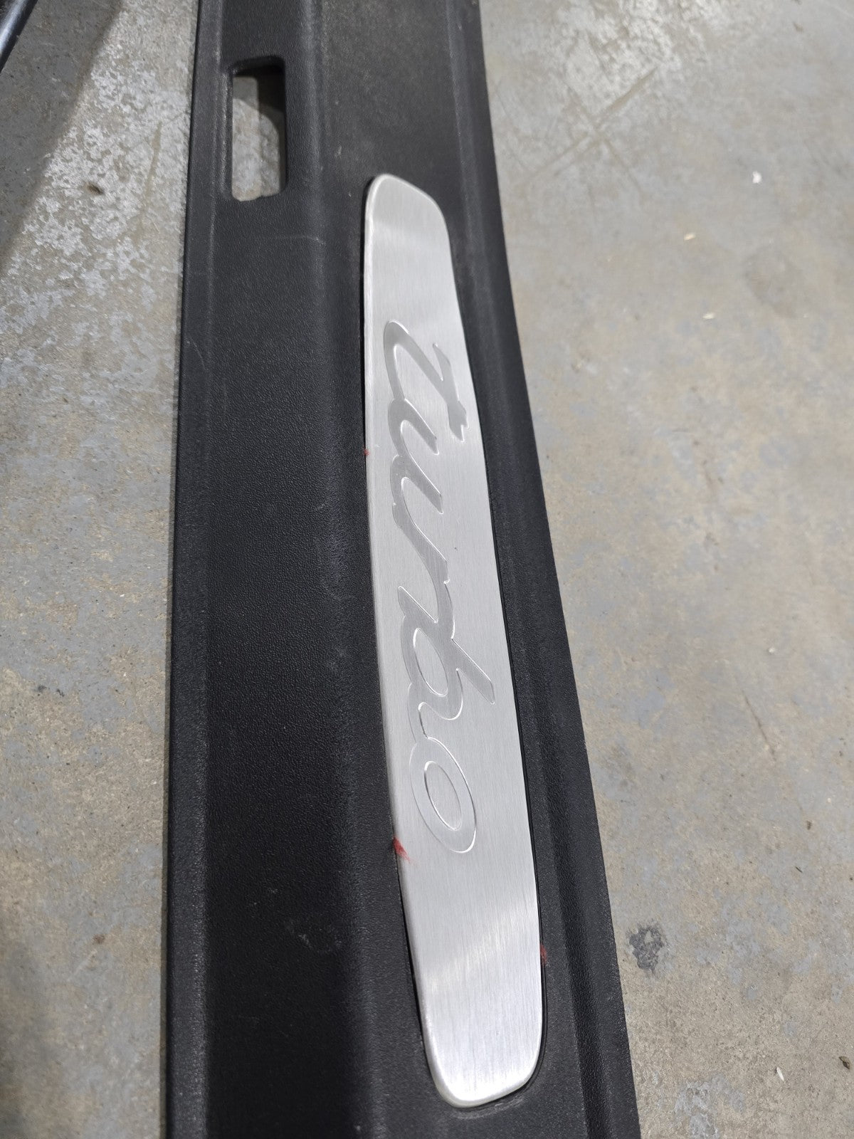 Porsche 911 997 Turbo Left & Right Door Sill Scuff Plate Trim 1619 OEM