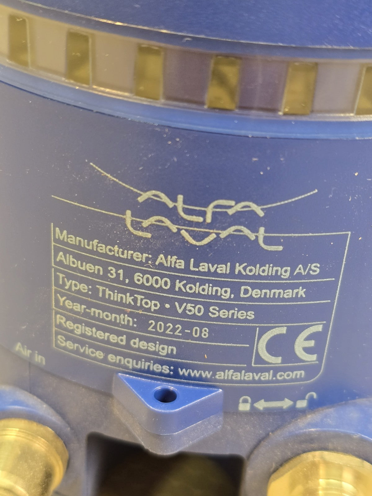 Alfa Laval 9615400418 ThinkTop V50 Valve Control Unit AS-i 3.0 M12 1x3/2 Solenoi