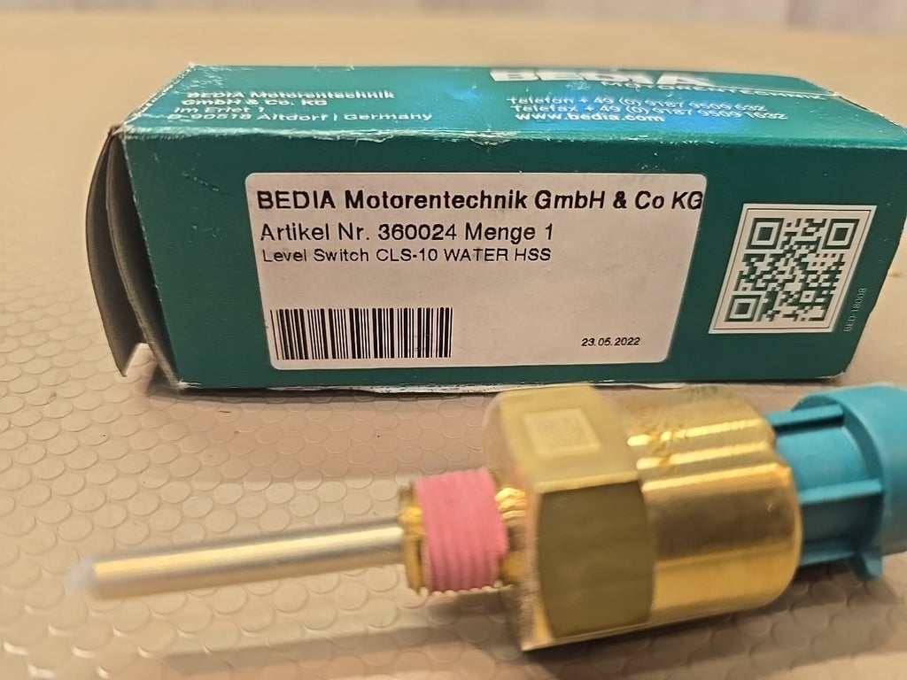 Genuine Bedia 360024 Coolant Level Sensor Switch CLS-10 WATER-HSS $455 MSRP
