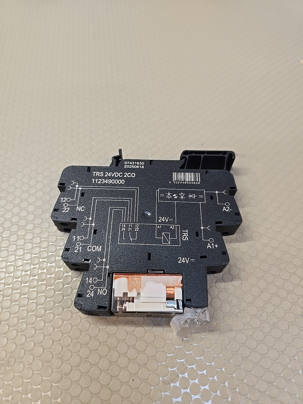 Weidmuller TRS 24VDC 2CO Relay Module, 1123490000 