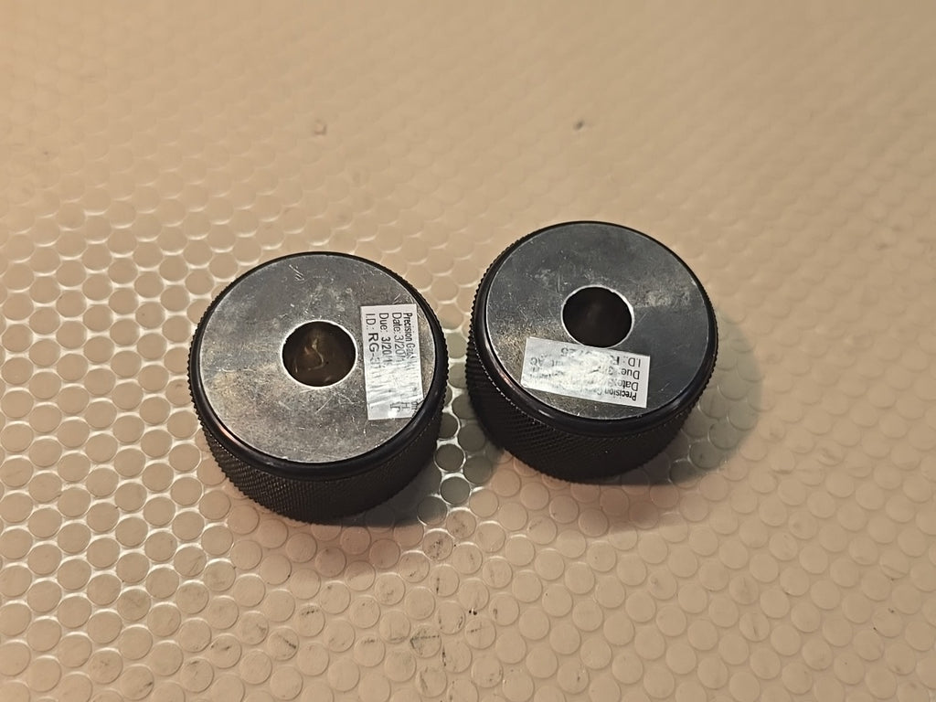 Zero Check .3740 .3780 GO NOGO Gauge Set Bore Gage Micrometer Setting Machinist