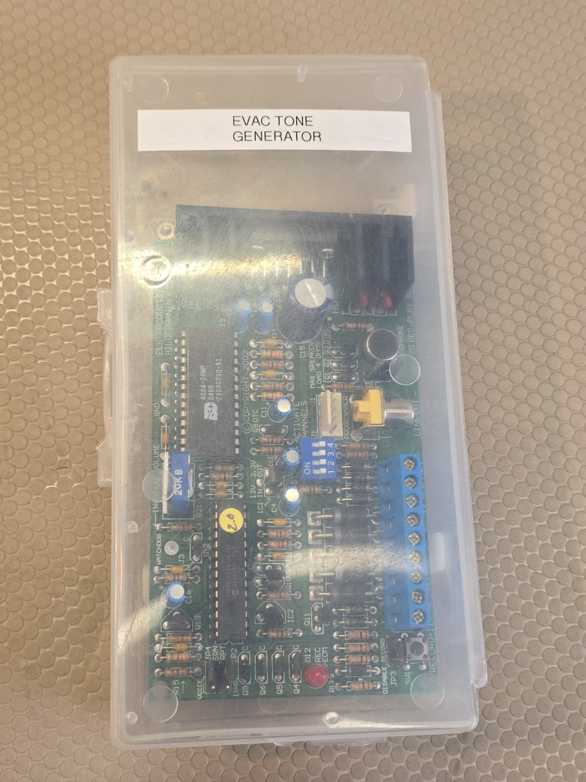 ELK PRODUCTS ELK-120 Recordable Voice Module Siren Microphone Line Out