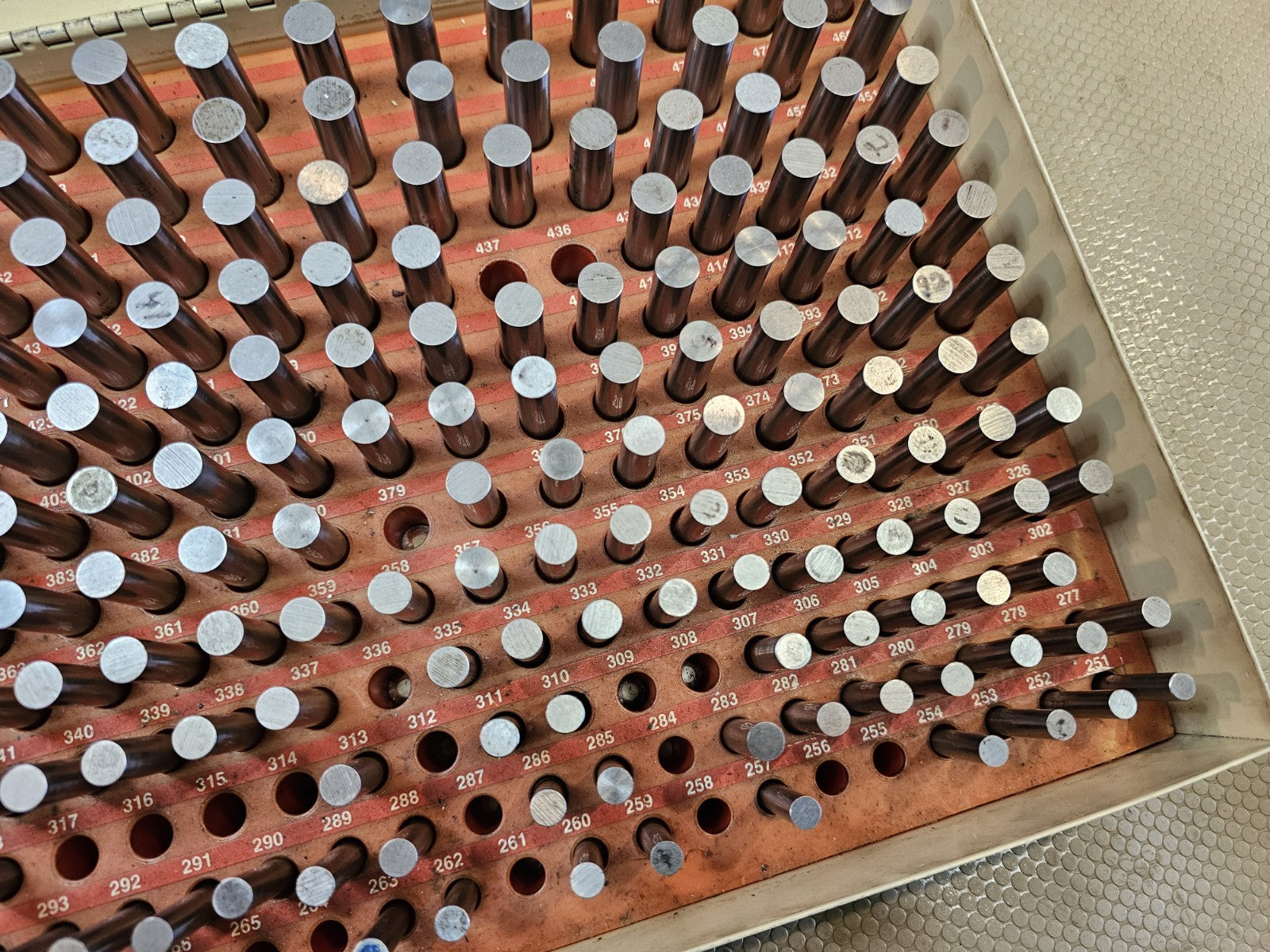 Vermont Pin Gage .251 to .500 Series C Class Minus Set Missing a few