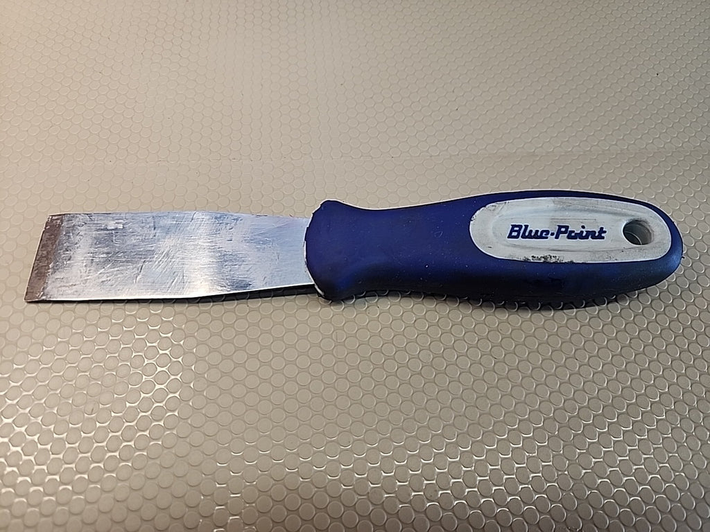 Blue-Point Single Bevel 8.5" Putty Knife Blue Soft Grip Handle