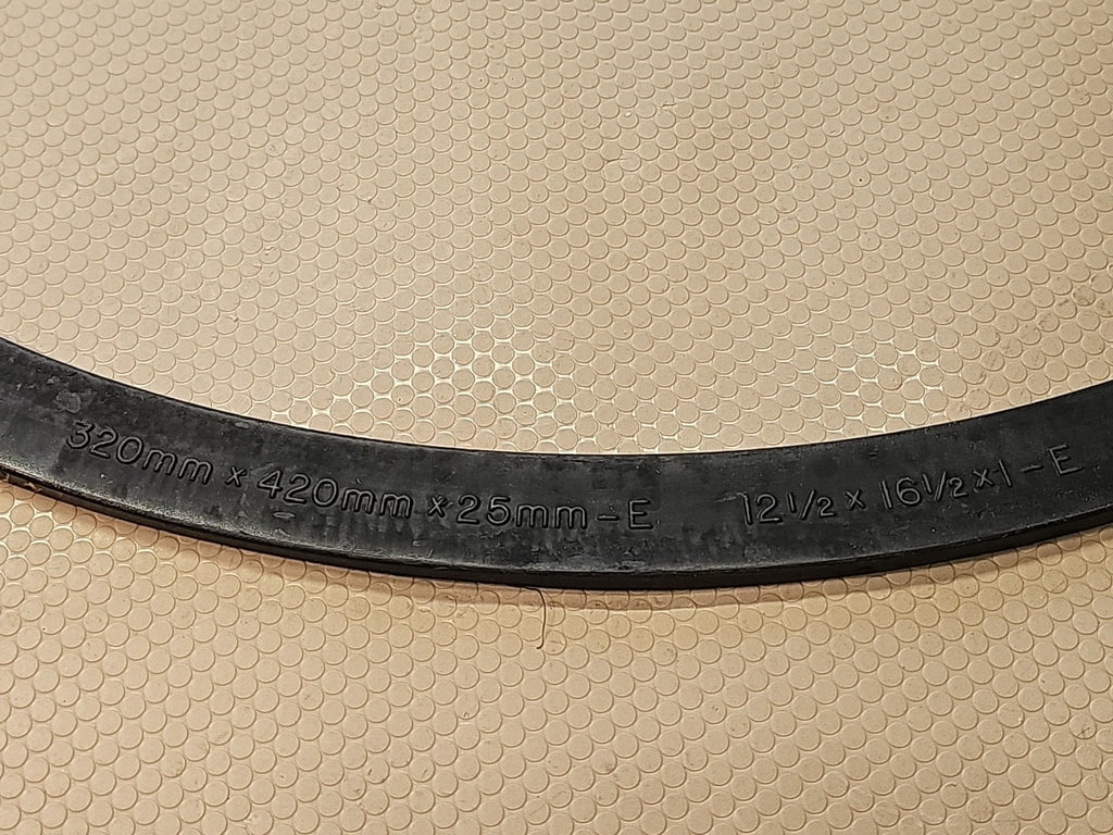 New Topog-E 12-1/2" x 16-1/2 x 1 - E Elliptical Manhole Gasket 