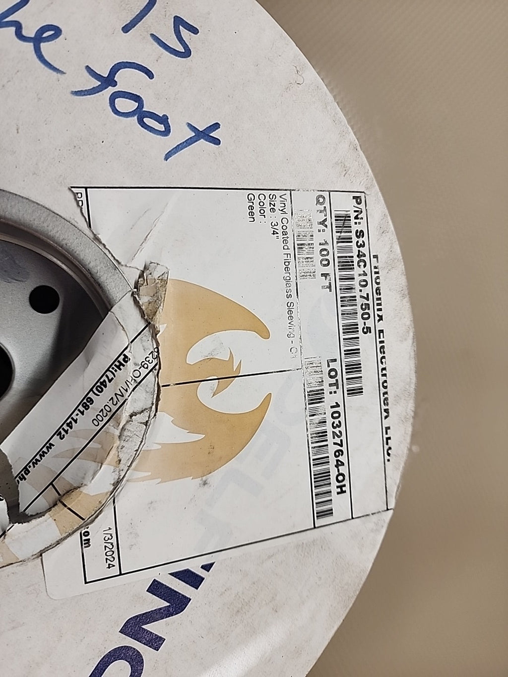 Delfingen NU-Sleeve VG-130 C GN 3/4 SPC (Hilec) 100 Ft