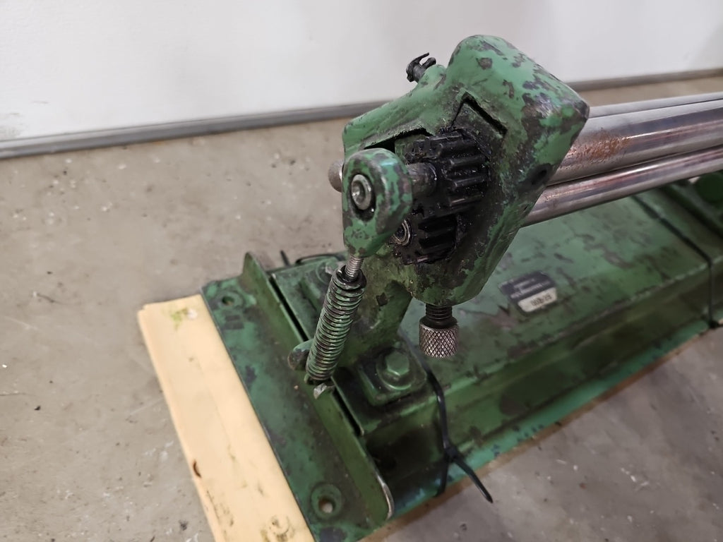 Peck Stow Wilcox Sheet Metal Roller Bender Pexto Gauge Capacity 16" Bench 0350A